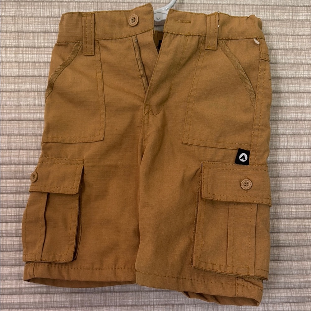 Airwalk Kids Tan Cargo Shorts